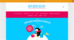Desktop Screenshot of notsocksagain.com